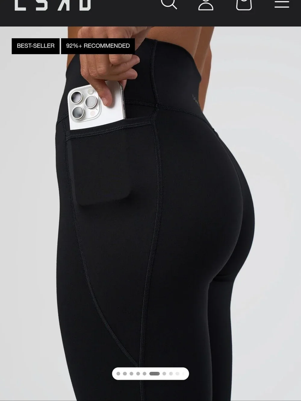 LSKD Fusion Ultra High-Rise 7/8 Legging Pockets